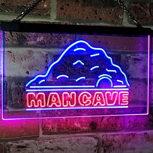 Man Cave Dual LED Neon Light Sign